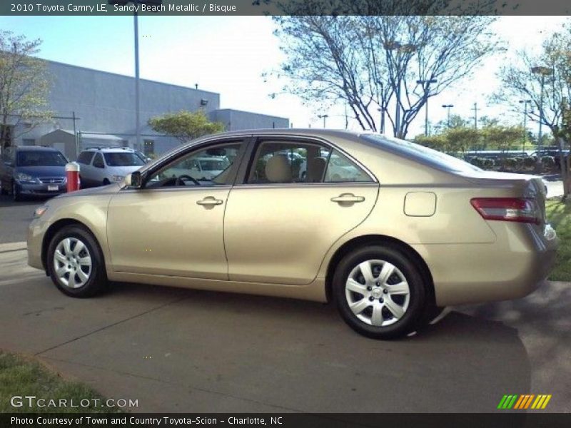 Sandy Beach Metallic / Bisque 2010 Toyota Camry LE