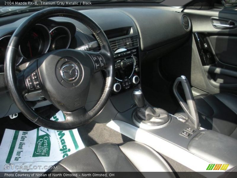 Titanium Gray Metallic / Black 2004 Mazda RX-8