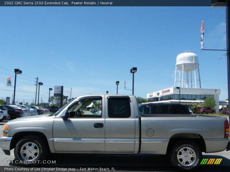 Pewter Metallic / Neutral 2002 GMC Sierra 1500 Extended Cab