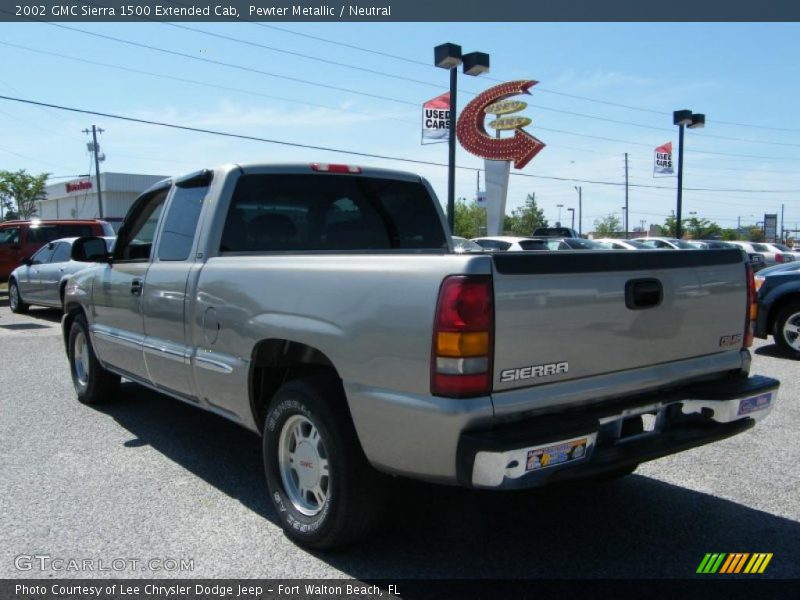 Pewter Metallic / Neutral 2002 GMC Sierra 1500 Extended Cab