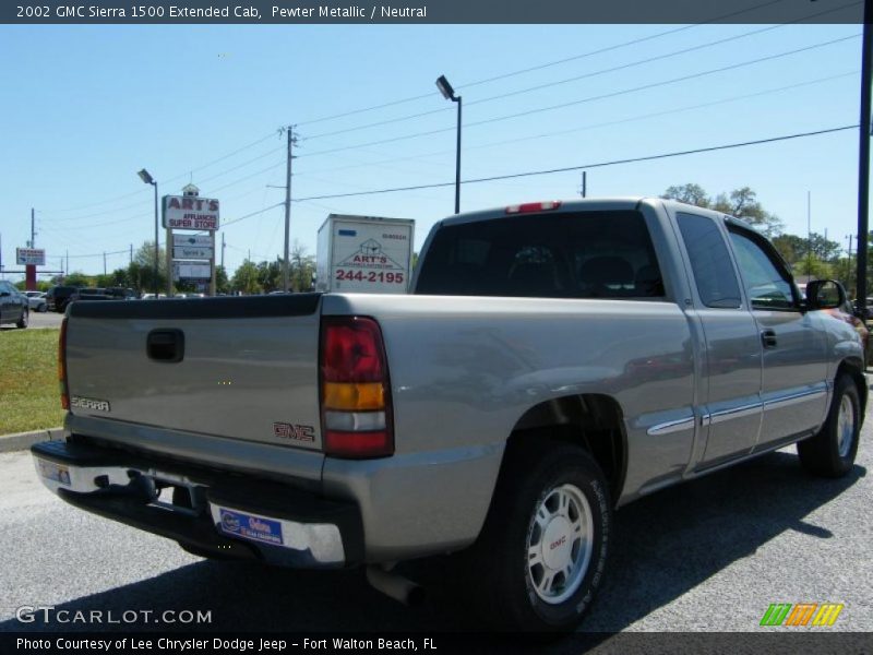Pewter Metallic / Neutral 2002 GMC Sierra 1500 Extended Cab