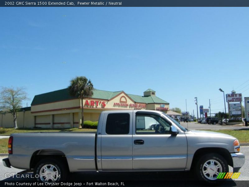 Pewter Metallic / Neutral 2002 GMC Sierra 1500 Extended Cab