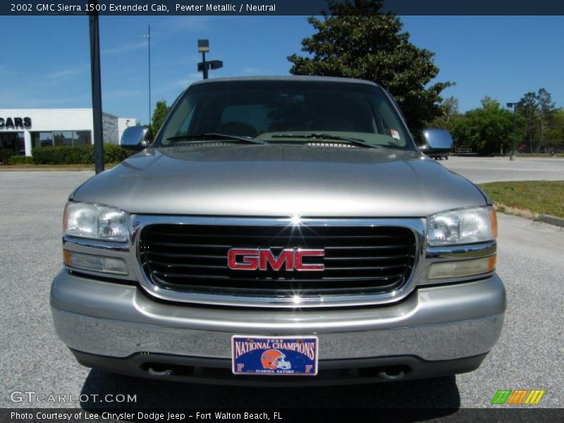 Pewter Metallic / Neutral 2002 GMC Sierra 1500 Extended Cab