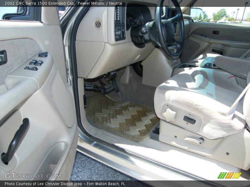 Pewter Metallic / Neutral 2002 GMC Sierra 1500 Extended Cab