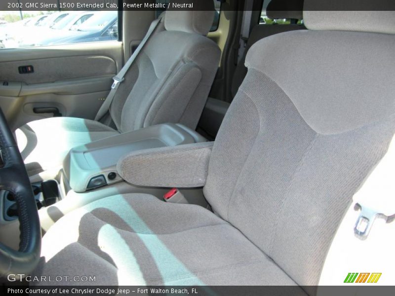 Pewter Metallic / Neutral 2002 GMC Sierra 1500 Extended Cab