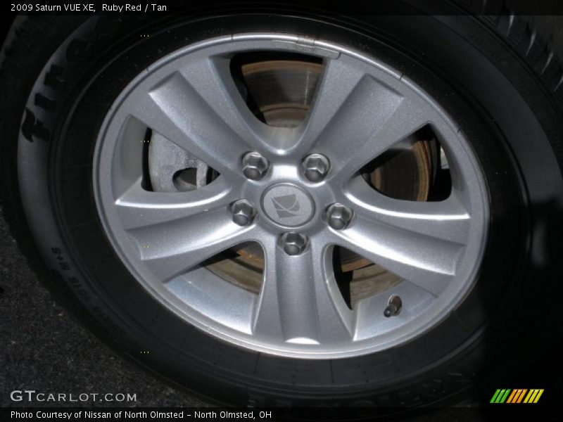 Ruby Red / Tan 2009 Saturn VUE XE