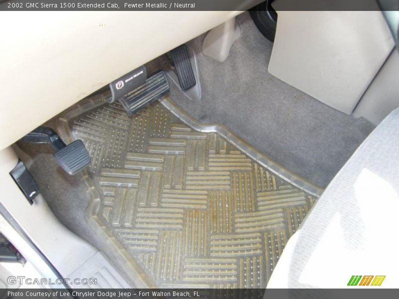 Pewter Metallic / Neutral 2002 GMC Sierra 1500 Extended Cab