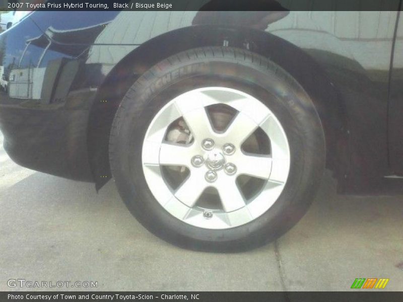 Black / Bisque Beige 2007 Toyota Prius Hybrid Touring