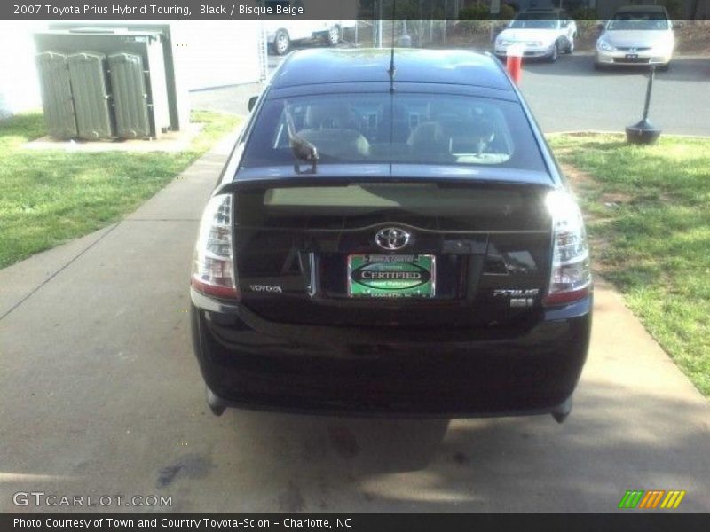 Black / Bisque Beige 2007 Toyota Prius Hybrid Touring