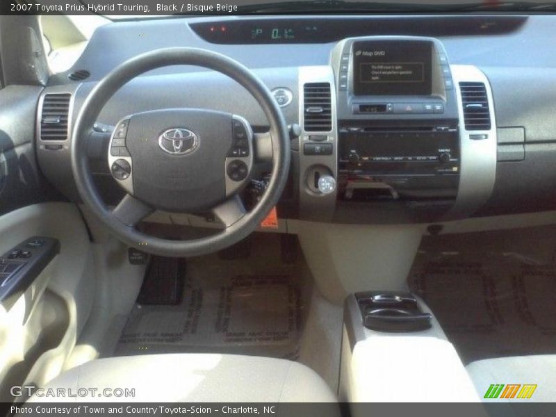 Black / Bisque Beige 2007 Toyota Prius Hybrid Touring