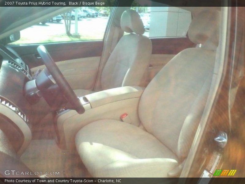 Black / Bisque Beige 2007 Toyota Prius Hybrid Touring