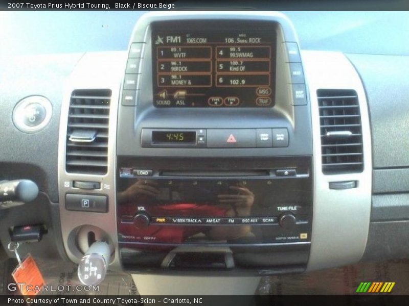 Black / Bisque Beige 2007 Toyota Prius Hybrid Touring
