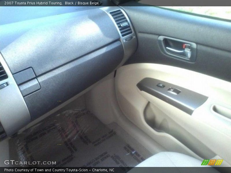 Black / Bisque Beige 2007 Toyota Prius Hybrid Touring