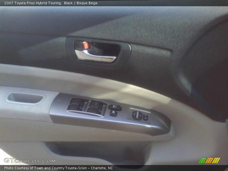 Black / Bisque Beige 2007 Toyota Prius Hybrid Touring