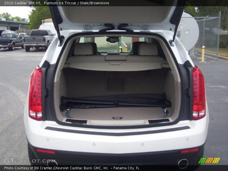 Platinum Ice Tricoat / Shale/Brownstone 2010 Cadillac SRX V6