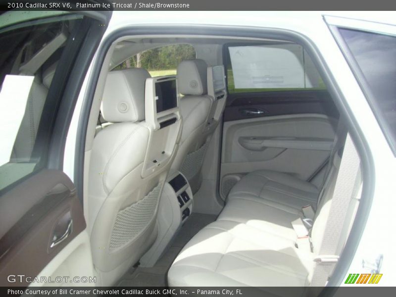 Platinum Ice Tricoat / Shale/Brownstone 2010 Cadillac SRX V6