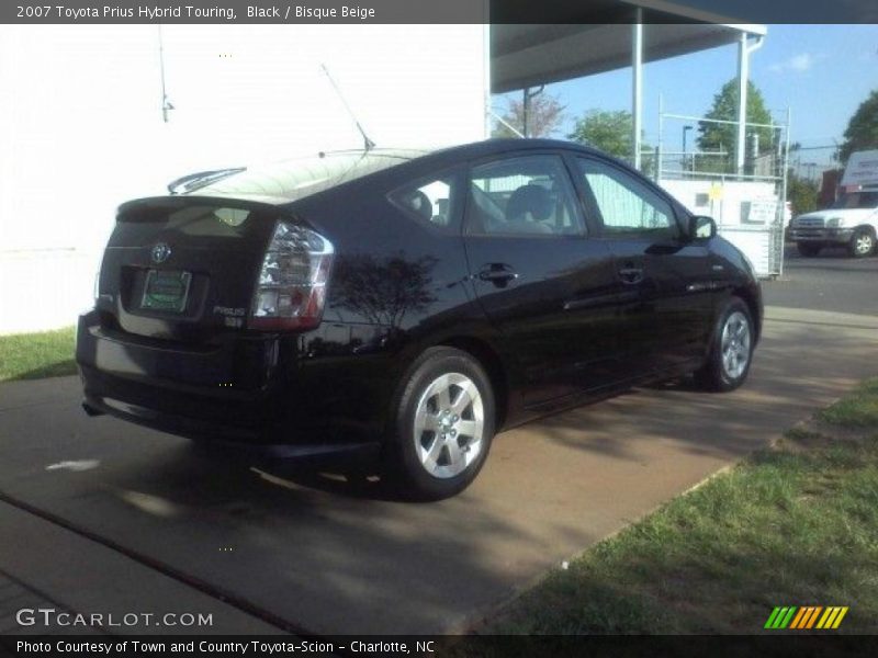 Black / Bisque Beige 2007 Toyota Prius Hybrid Touring