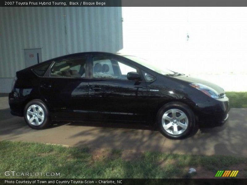 Black / Bisque Beige 2007 Toyota Prius Hybrid Touring