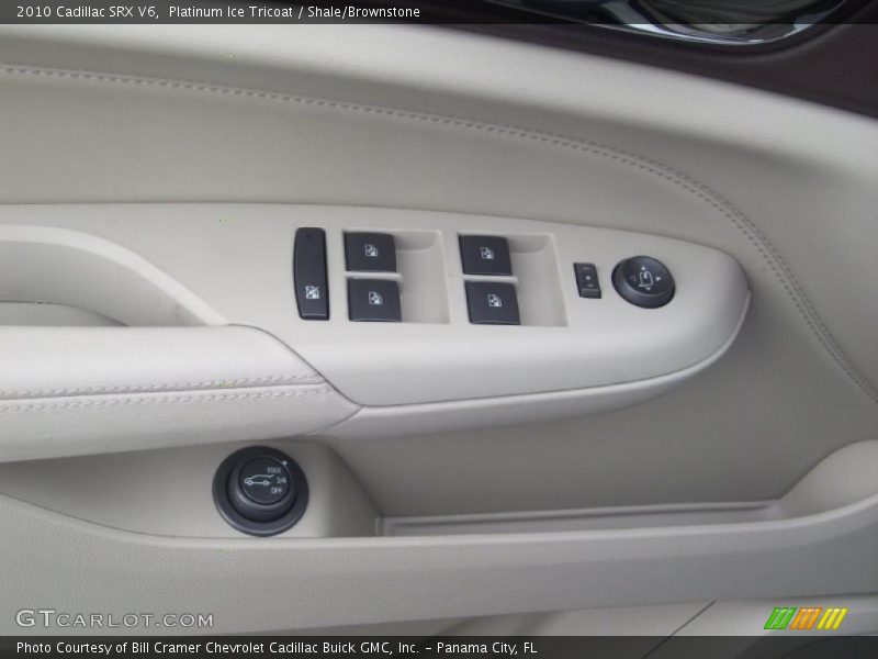 Platinum Ice Tricoat / Shale/Brownstone 2010 Cadillac SRX V6