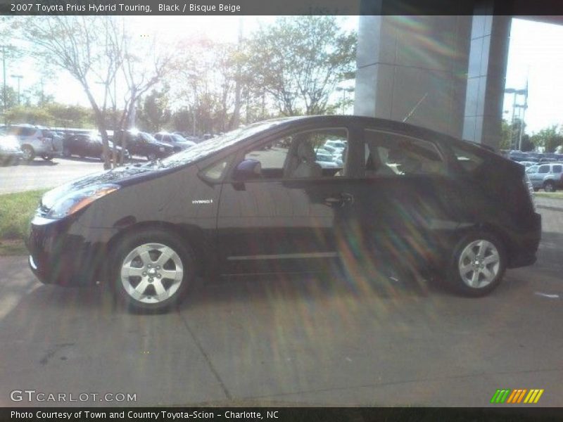 Black / Bisque Beige 2007 Toyota Prius Hybrid Touring