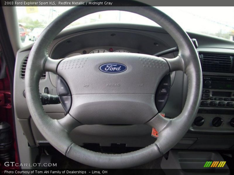 Redfire Metallic / Midnight Gray 2003 Ford Explorer Sport XLS