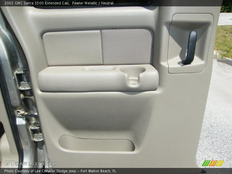 Pewter Metallic / Neutral 2002 GMC Sierra 1500 Extended Cab
