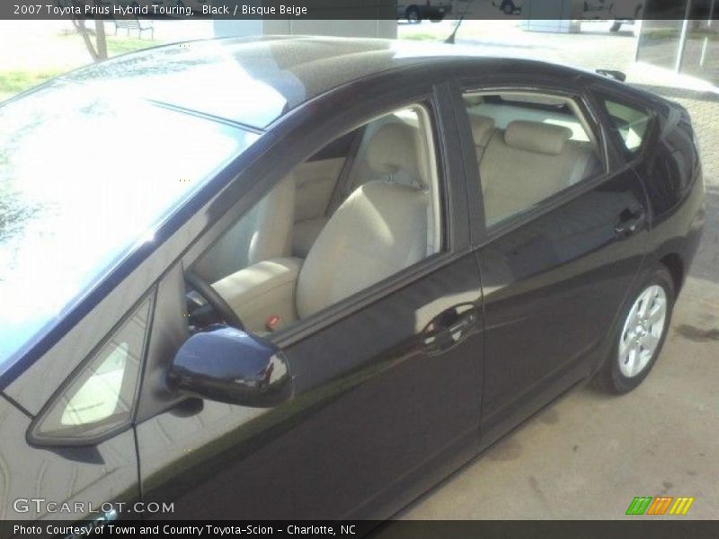 Black / Bisque Beige 2007 Toyota Prius Hybrid Touring