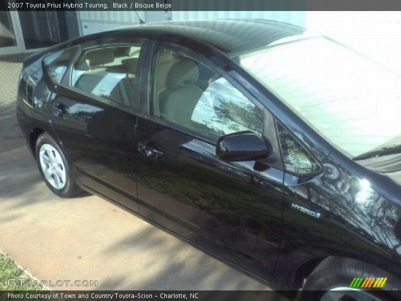 Black / Bisque Beige 2007 Toyota Prius Hybrid Touring