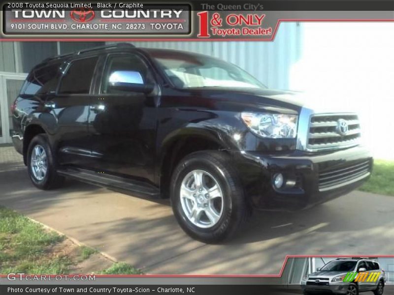 Black / Graphite 2008 Toyota Sequoia Limited