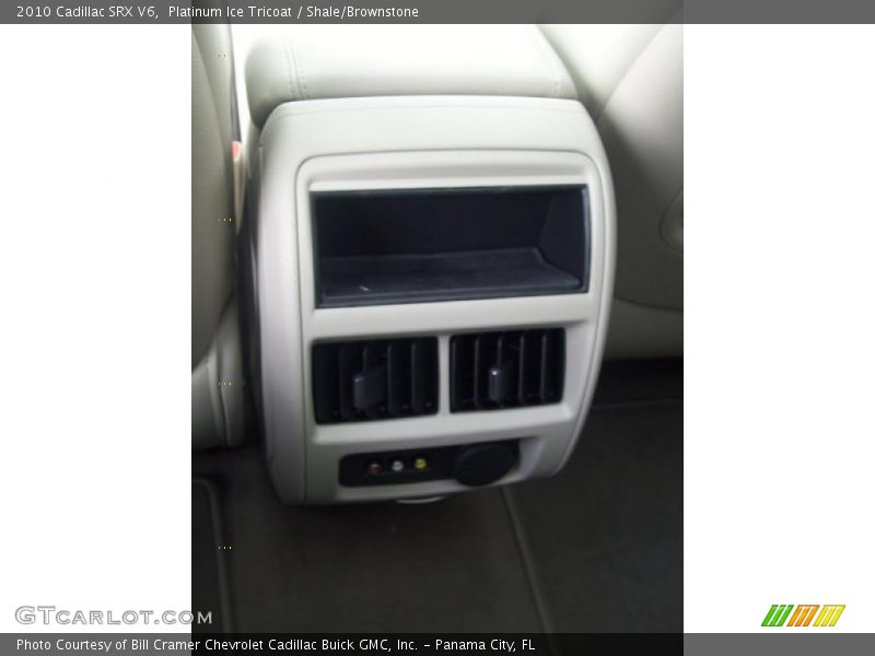 Platinum Ice Tricoat / Shale/Brownstone 2010 Cadillac SRX V6