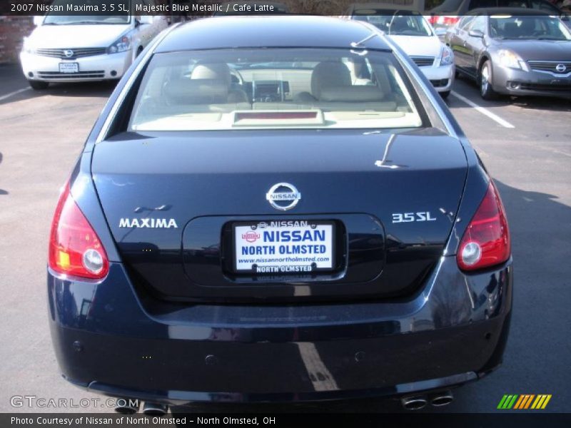 Majestic Blue Metallic / Cafe Latte 2007 Nissan Maxima 3.5 SL