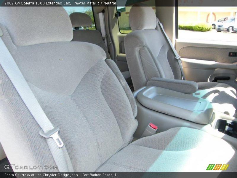Pewter Metallic / Neutral 2002 GMC Sierra 1500 Extended Cab