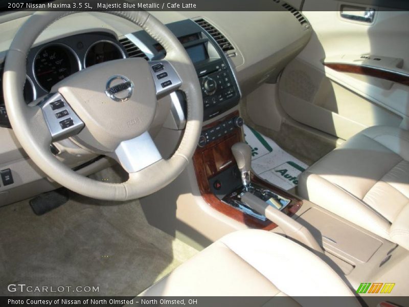 Majestic Blue Metallic / Cafe Latte 2007 Nissan Maxima 3.5 SL