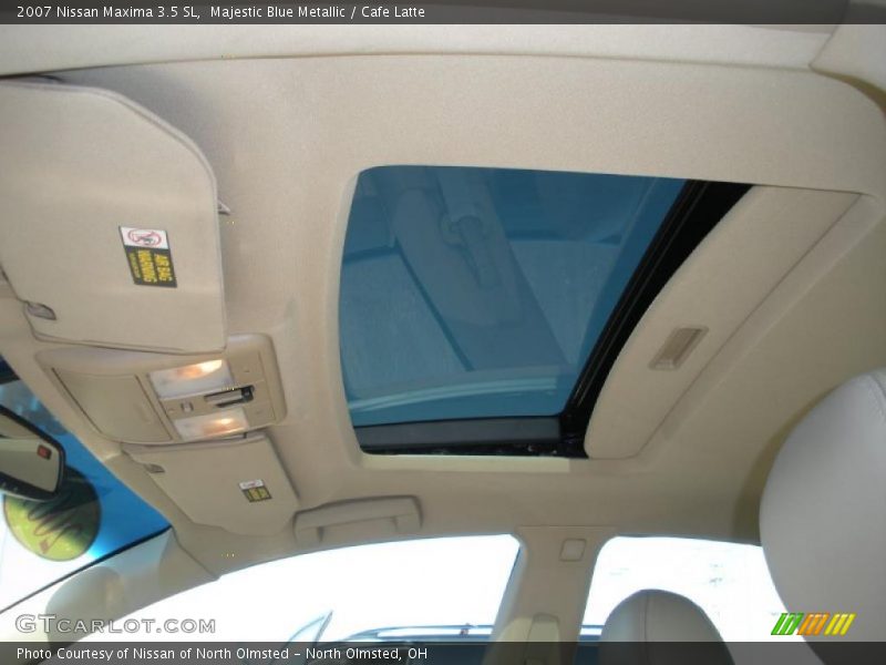 Majestic Blue Metallic / Cafe Latte 2007 Nissan Maxima 3.5 SL
