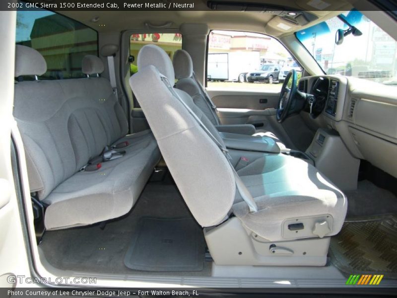 Pewter Metallic / Neutral 2002 GMC Sierra 1500 Extended Cab