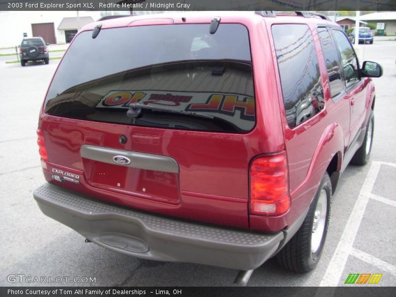 Redfire Metallic / Midnight Gray 2003 Ford Explorer Sport XLS