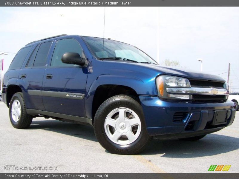 Indigo Blue Metallic / Medium Pewter 2003 Chevrolet TrailBlazer LS 4x4