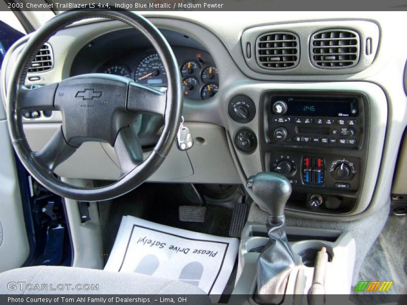 Indigo Blue Metallic / Medium Pewter 2003 Chevrolet TrailBlazer LS 4x4