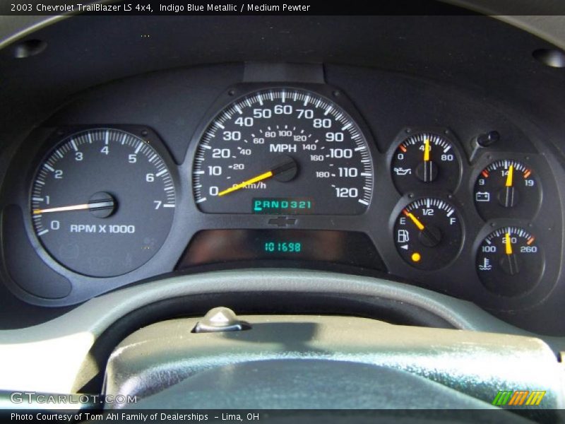 Indigo Blue Metallic / Medium Pewter 2003 Chevrolet TrailBlazer LS 4x4