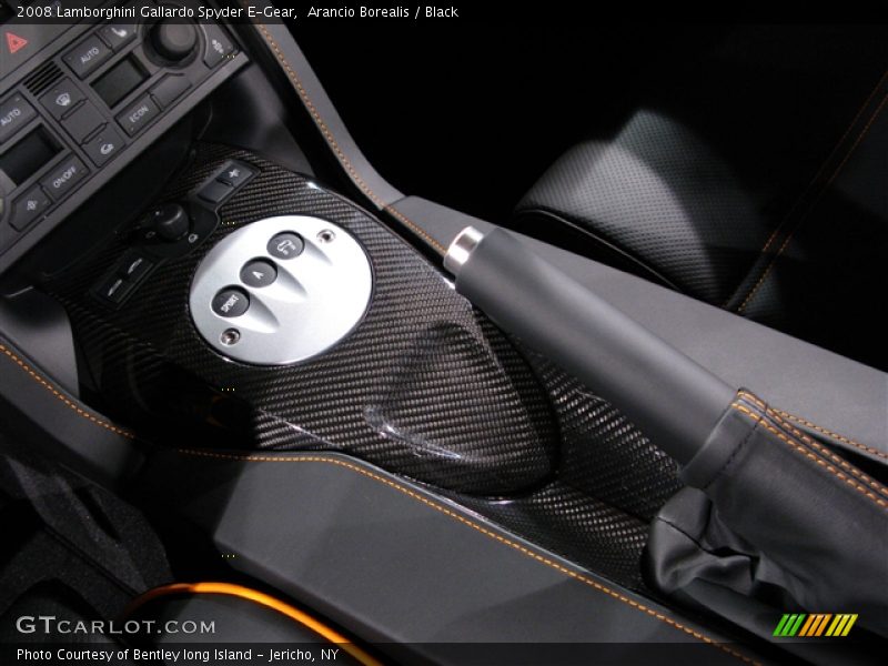 Arancio Borealis / Black 2008 Lamborghini Gallardo Spyder E-Gear