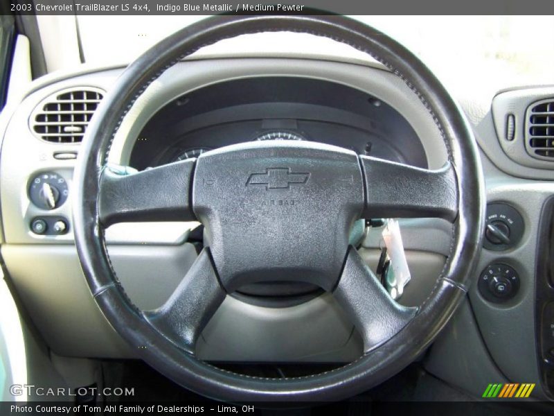 Indigo Blue Metallic / Medium Pewter 2003 Chevrolet TrailBlazer LS 4x4