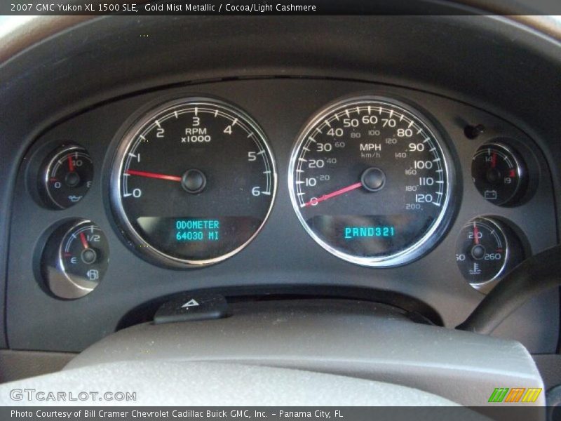 Gold Mist Metallic / Cocoa/Light Cashmere 2007 GMC Yukon XL 1500 SLE