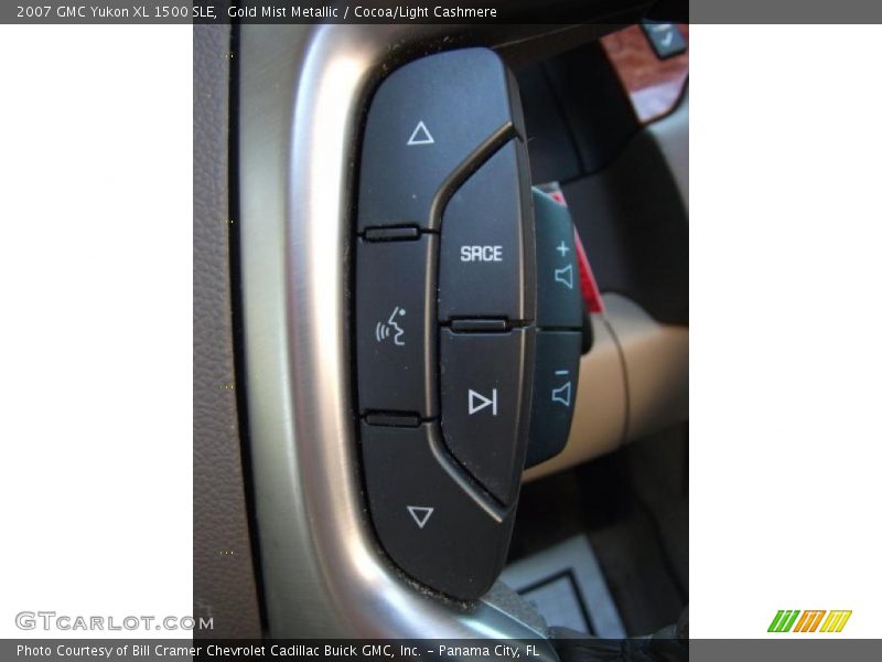 Gold Mist Metallic / Cocoa/Light Cashmere 2007 GMC Yukon XL 1500 SLE