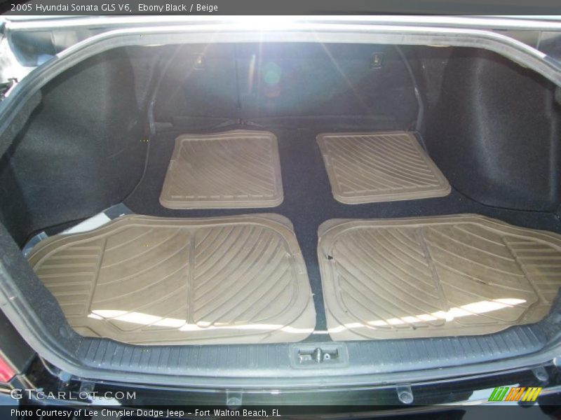 Ebony Black / Beige 2005 Hyundai Sonata GLS V6