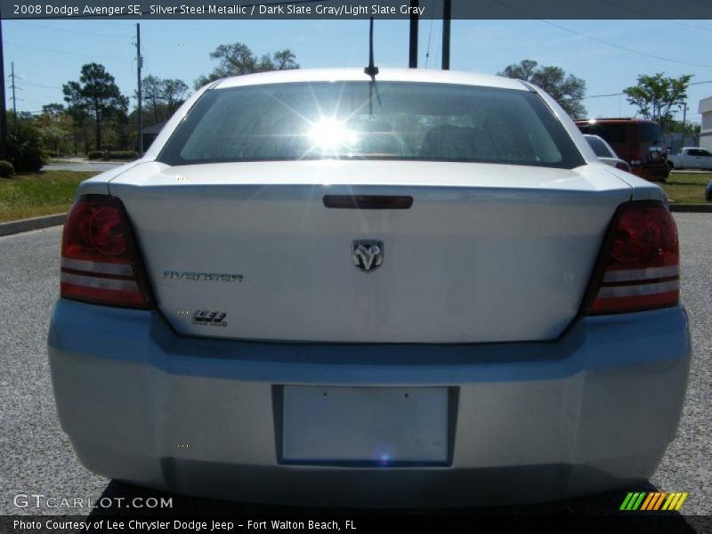 Silver Steel Metallic / Dark Slate Gray/Light Slate Gray 2008 Dodge Avenger SE