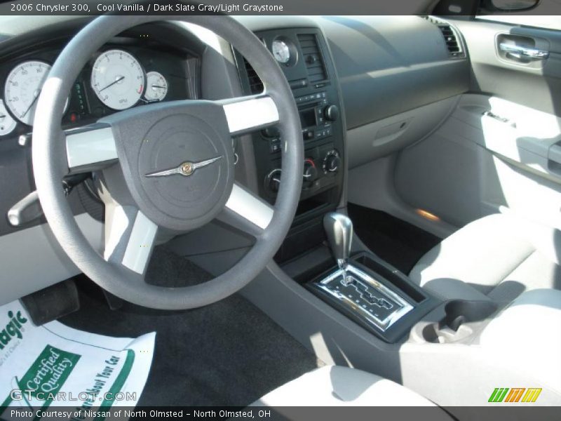 Cool Vanilla / Dark Slate Gray/Light Graystone 2006 Chrysler 300