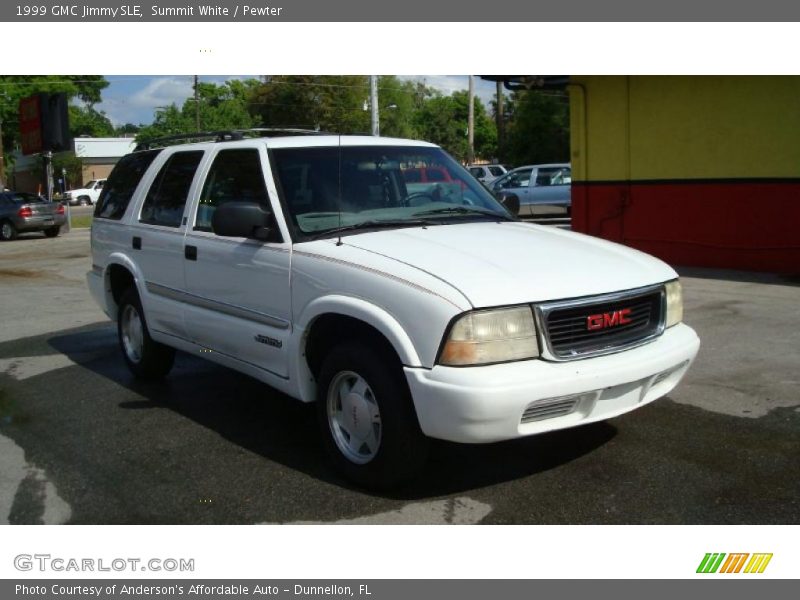 Summit White / Pewter 1999 GMC Jimmy SLE