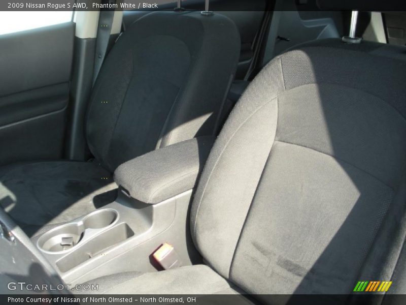 Phantom White / Black 2009 Nissan Rogue S AWD