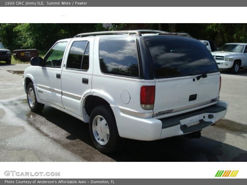 Summit White / Pewter 1999 GMC Jimmy SLE
