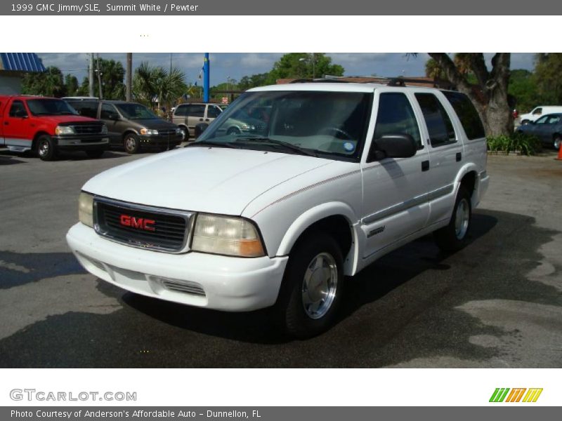 Summit White / Pewter 1999 GMC Jimmy SLE